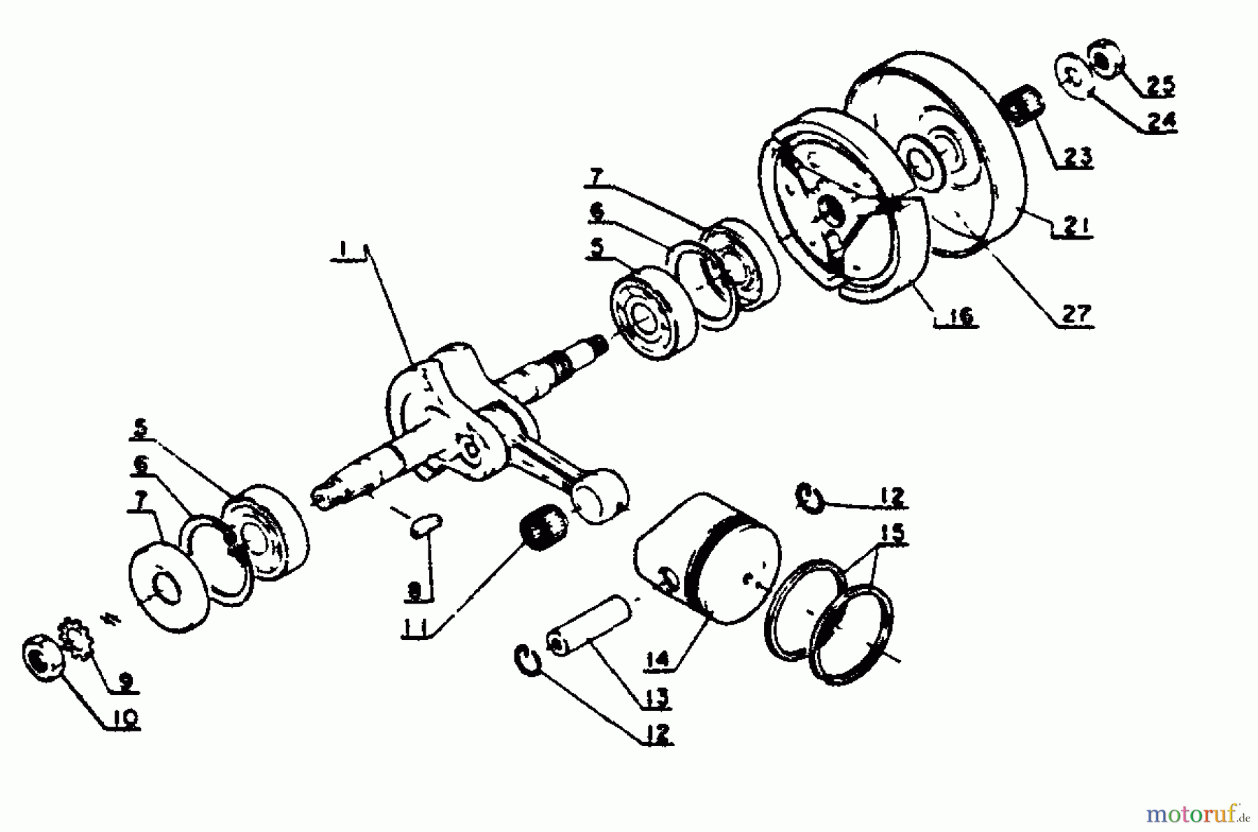 Echo Sägen, Kettensägen CS-302S - Echo Chainsaw, S/N: 30501 - 64670 Clutch