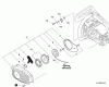 Echo CS-303T - Chainsaw, S/N: C26111001001 - C26111999999 Ersatzteile Starter