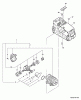 Echo CS-306 - Chainsaw, S/N: 04001001 - 04999999 Ersatzteile Engine, Engine Cover, Short Block  S/N: 04001001 - 04002300
