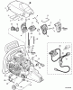 Echo CS-310 - Chainsaw, S/N: C04511001001 - C04511999999 Ersatzteile Cylinder Cover, Fuel System, Intake  S/N: C04511006667 - C04511026500