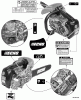 Echo CS-330MX4 - Chainsaw, S/N: C07311001001 - C07311999999 Ersatzteile Labels