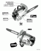 Echo CS-330T - Chainsaw, S/N: C04212001001 - C04212999999 Ersatzteile Labels