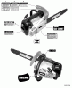 Echo CS-330T - Chainsaw, S/N: C09613001001 - C09613999999 Ersatzteile Labels