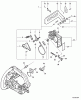Echo CS-341 - Chainsaw, S/N: 02001001 - 02999999 Ersatzteile Chain Brake  S/N: 02008445 - 02048799