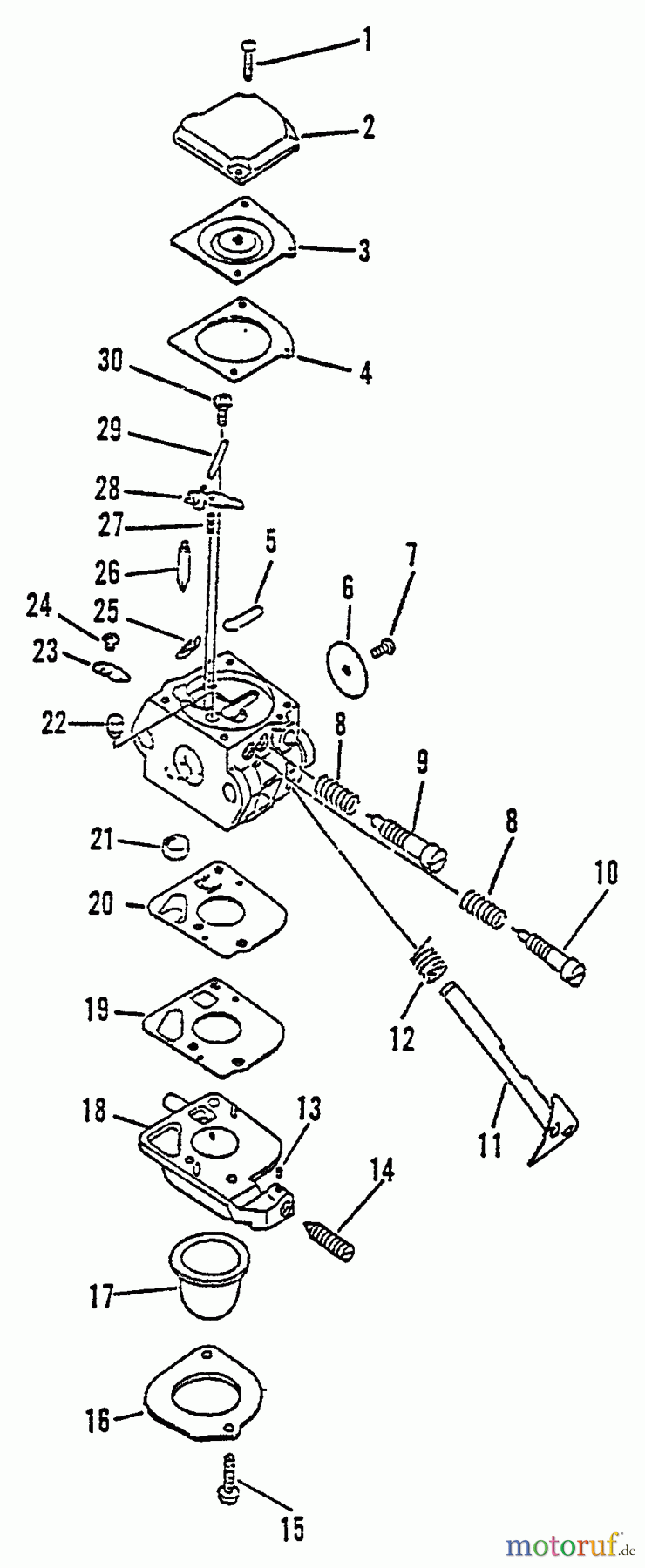 Echo Bläser / Sauger / Häcksler / Mulchgeräte PB-1010 - Echo Hand Held Blower, S/N: 242732 - 999999 Carburetor