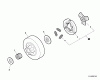 Echo CS-341 - Chainsaw, S/N: 02001001 - 02999999 Ersatzteile Clutch  S/N: 02015628 - 02999999