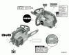 Echo CS-341 - Chainsaw, S/N: C24912001001 - C24912999999 Ersatzteile Labels