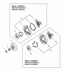 Echo CS-345 - Chainsaw, S/N: 03001001 - 03999999 Ersatzteile Clutch