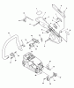 Echo CS-345 - Chainsaw, S/N: 03001001 - 03999999 Ersatzteile Handles, Throttle Control