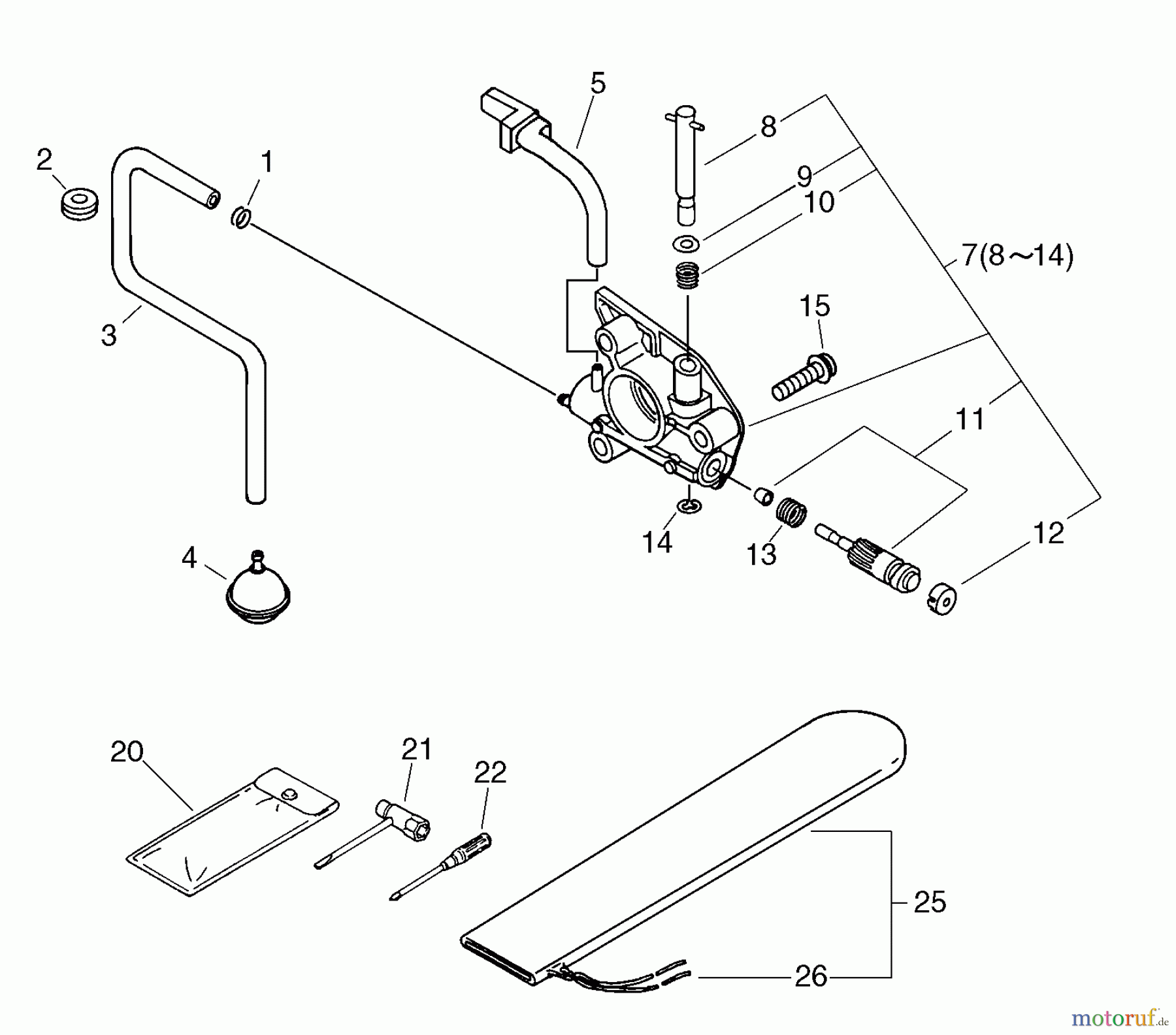 Echo Sägen, Kettensägen CS-3500 - Echo Chainsaw Auto Oiler System
