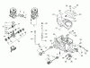 Echo CS-3500 - Chainsaw Ersatzteile Engine, Crankcase, Engine Cover