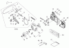 Echo CS-350TES - Chainsaw, S/N: C24126001001 - C24126999999 Ersatzteile Chain Brake, Clutch Cover