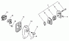 Echo CS-350TES - Chainsaw, S/N: C24126001001 - C24126999999 Ersatzteile Exhaust, Air Filter