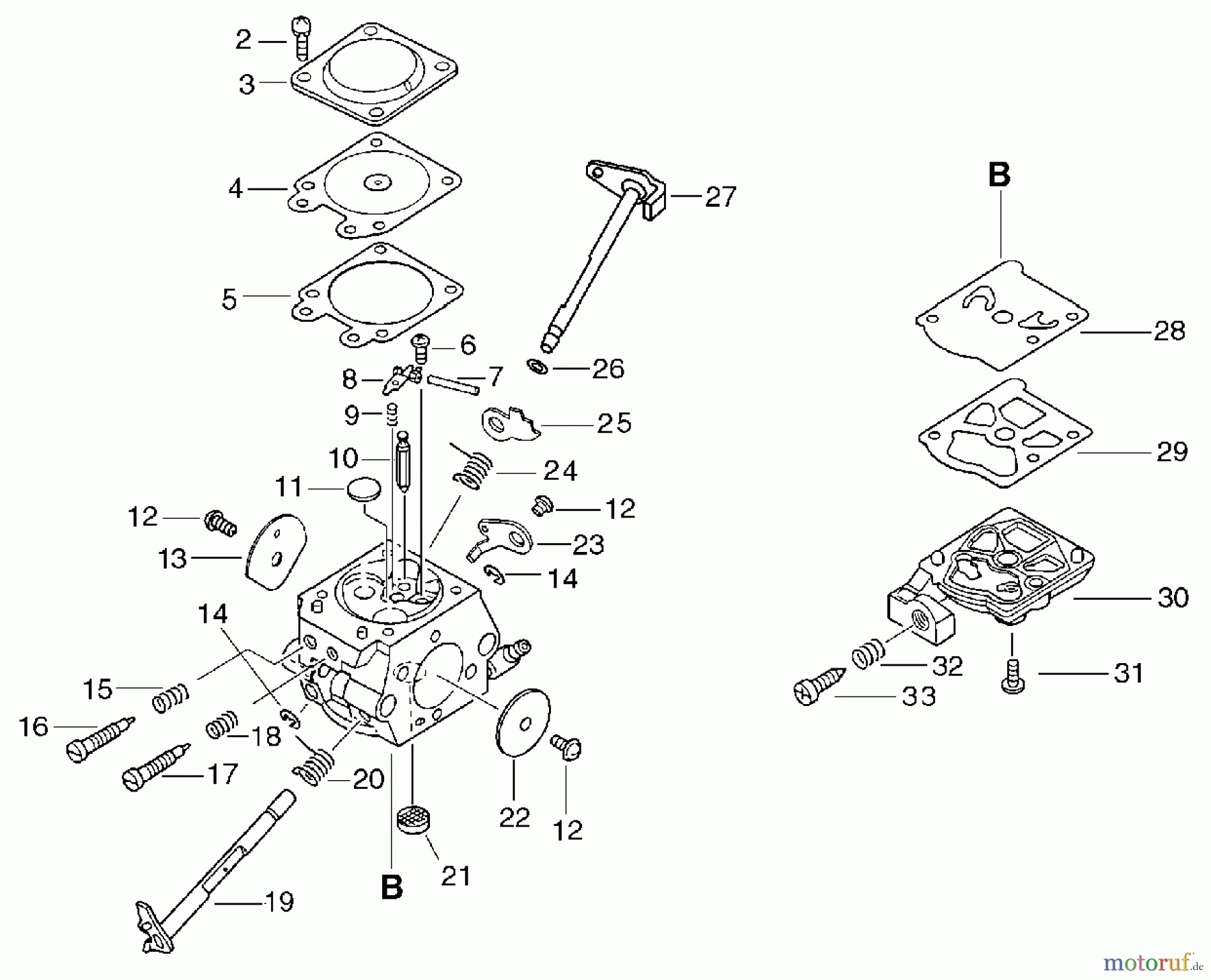  Echo Sägen, Kettensägen CS-350TES - Echo Chainsaw, Carburetor