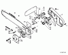 Echo CS-351VL - Chainsaw Ersatzteile Chain Brake