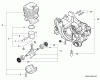 Echo CS-352 - Chainsaw, S/N: C19711001001 - C19711999999 Ersatzteile Engine, Engine Housing