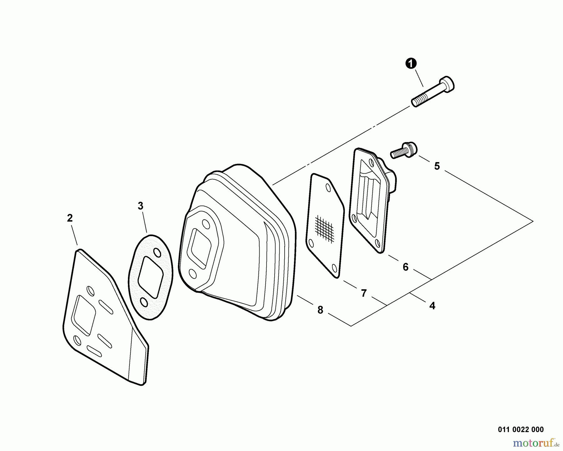Echo Sägen, Kettensägen CS-355T - Echo Chainsaw, Exhaust