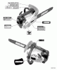 Echo CS-360T - Chainsaw, S/N: C08711001001 - C08711999999 Ersatzteile Labels