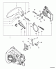 Echo CS-360T - Chainsaw, S/N: C08711001001 - C08711999999 Ersatzteile Chain Brake -- ORANGE MODELS