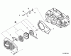 Echo CS-360T - Chainsaw, S/N: C08711001001 - C08711999999 Ersatzteile Starter -- ORANGE MODELS