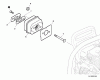 Echo CS-352 - Chainsaw, S/N: C19711001001 - C19711999999 Ersatzteile Exhaust
