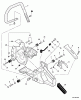 Echo CS-370F S/N: C27512001001 - C27512999999 Ersatzteile Handles, Throttle Control, Engine Cover