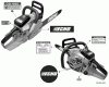 Echo CS-400 - Chainsaw, S/N: C09011001001 - C09011999999 Ersatzteile Labels