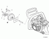 Echo CS-400 - Chainsaw, S/N: C10013001001 - C10013999999 Ersatzteile Exhaust
