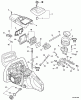 Echo CS-400 - Chainsaw, S/N: C10013001001 - C10013999999 Ersatzteile Intake, Cylinder Cover, Ignition Switch, Fuel System  S/N: C10013001001 - C10013021504