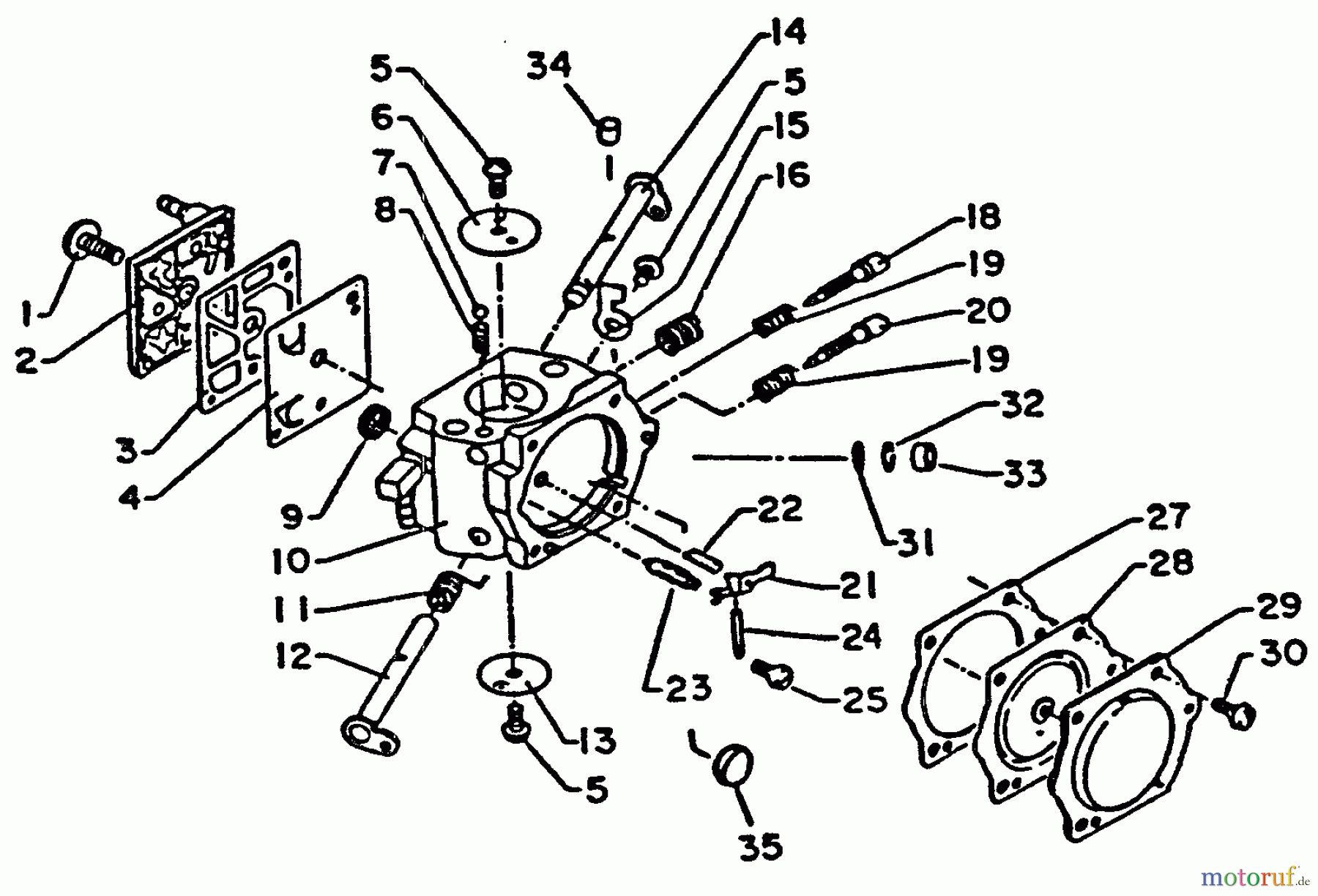Echo Sägen, Kettensägen CS-4000 - Echo Chainsaw Carburetor