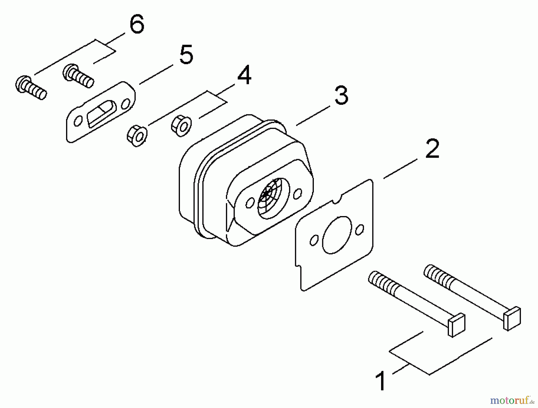 Echo Sägen, Kettensägen CS-420ES - Echo Chainsaw, S/N: 20001001 - 20999999 Exhaust