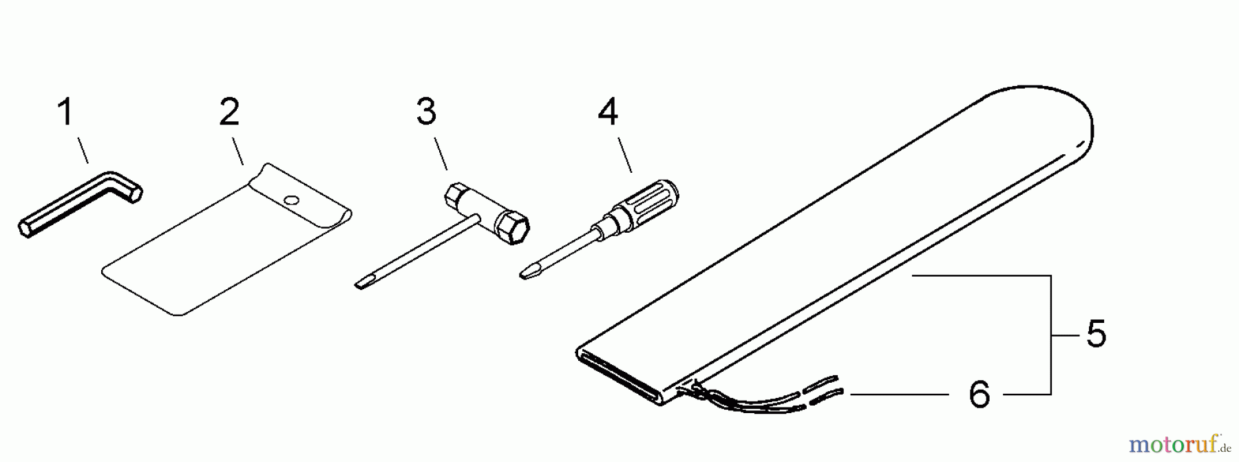Echo Sägen, Kettensägen CS-420ES - Echo Chainsaw, S/N: 20001001 - 20999999 Tools, Scabbard