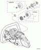 Echo CS-440 - Chainsaw, S/N: 08001001 - 08999999 Ersatzteile Clutch  S/N: 08001001 - 08007504