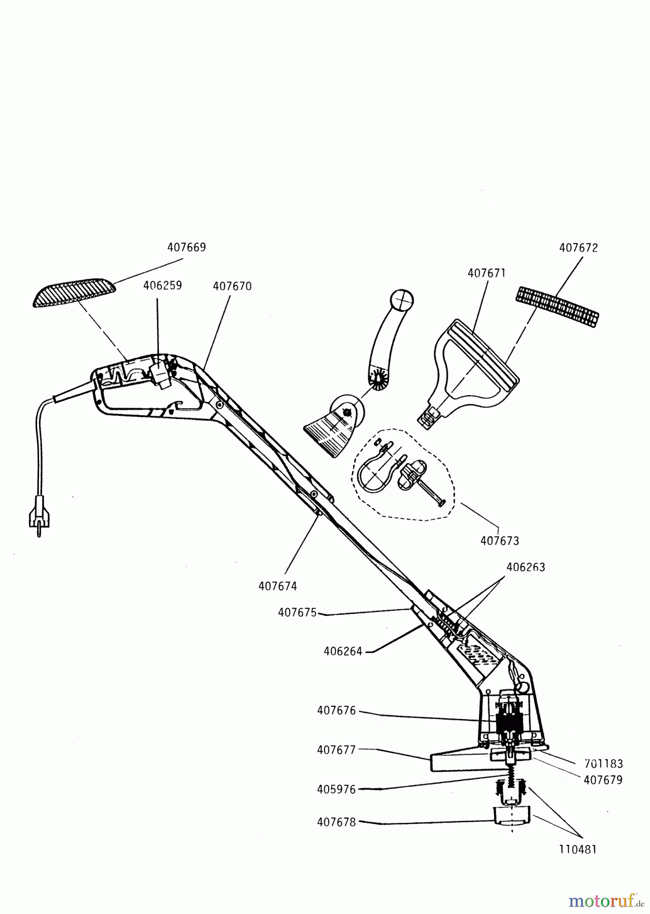 AL-KO Gartentechnik Rasentrimmer TE 300 Vario Seite 1