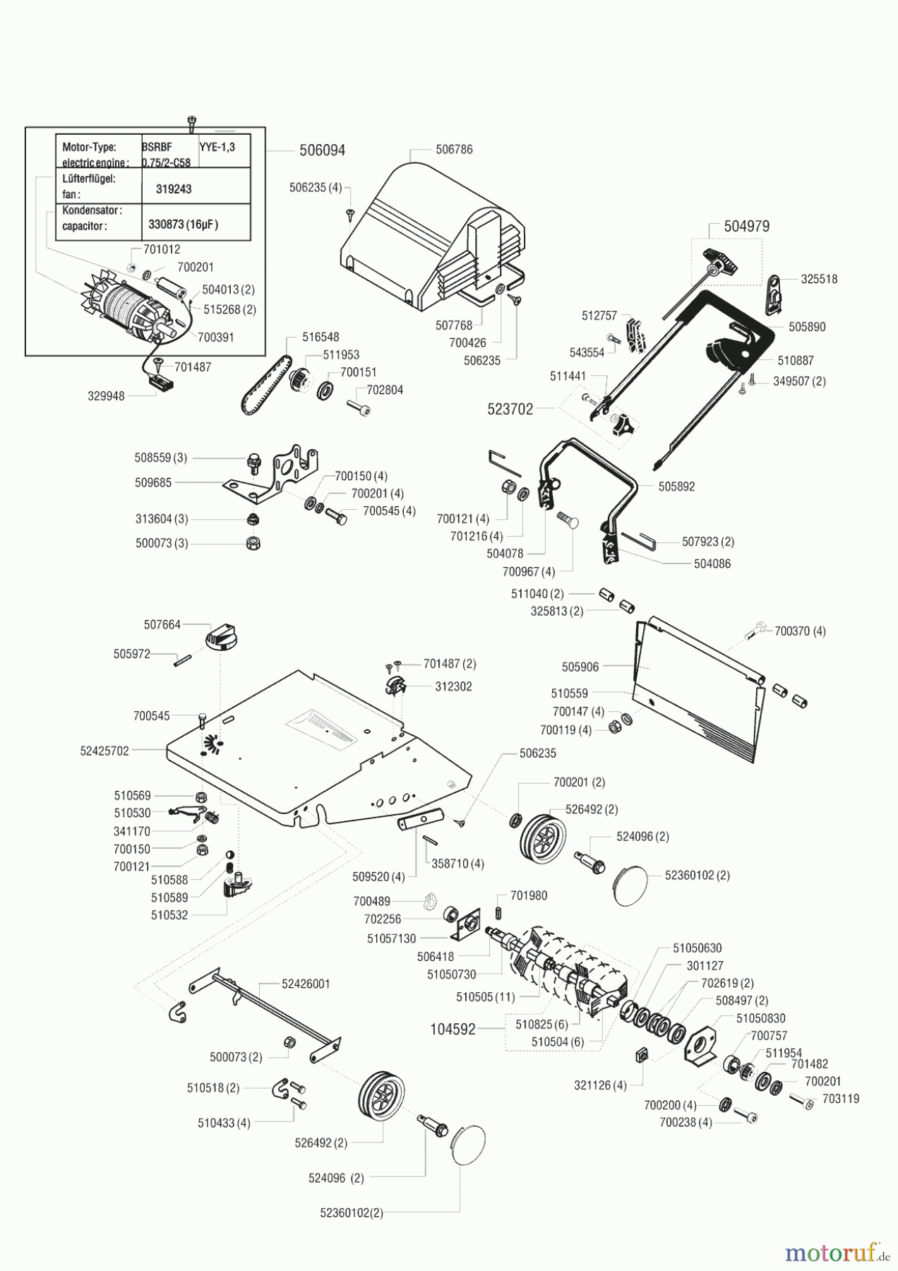 Sigma Gartentechnik Vertikutierer 38 VE Seite 1