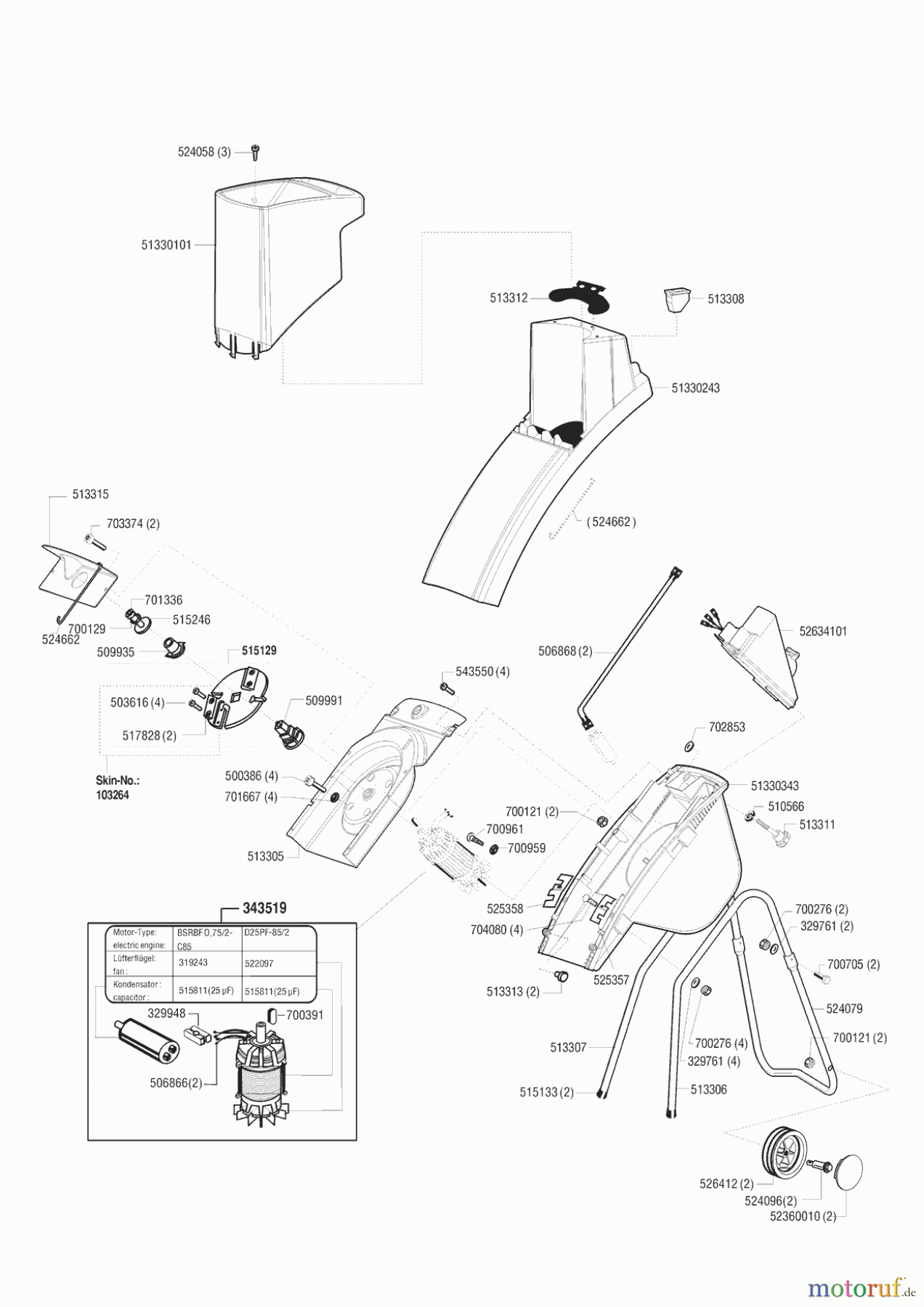  Orion Gartentechnik Gartenhäcksler HR 2200 vor 09/1997 Seite 1