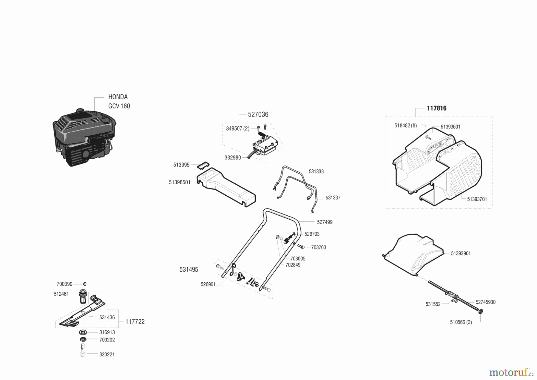  AL-KO Gartentechnik Benzinrasenmäher Euro Class Seite 1