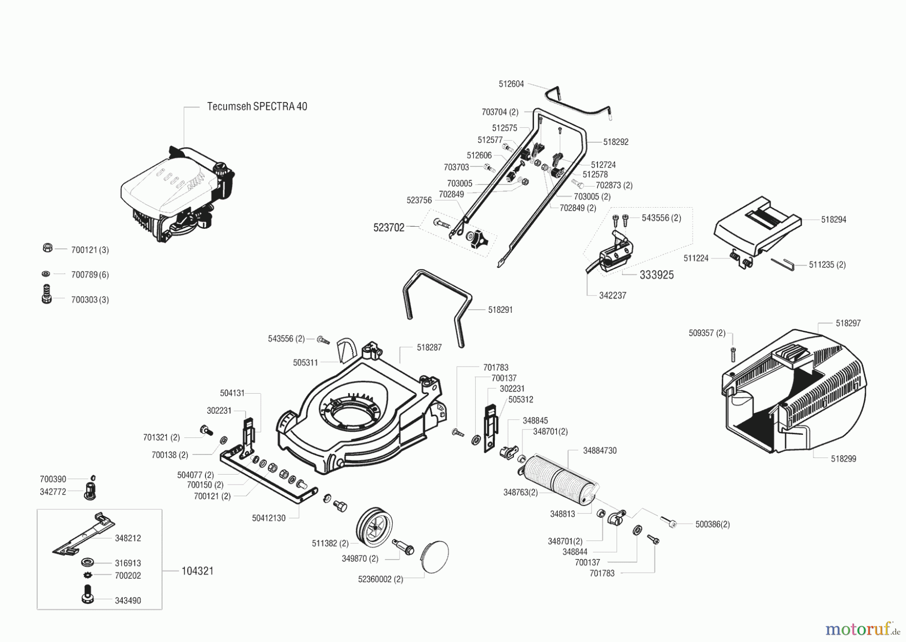 AL-KO Gartentechnik Benzinrasenmäher Sunline 661 P Seite 1