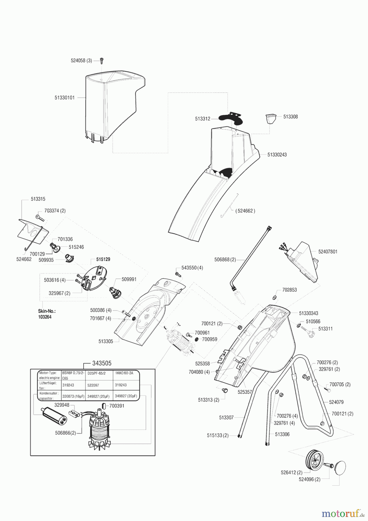  Orion Gartentechnik Gartenhäcksler 1600 R vor 10/1999 Seite 1