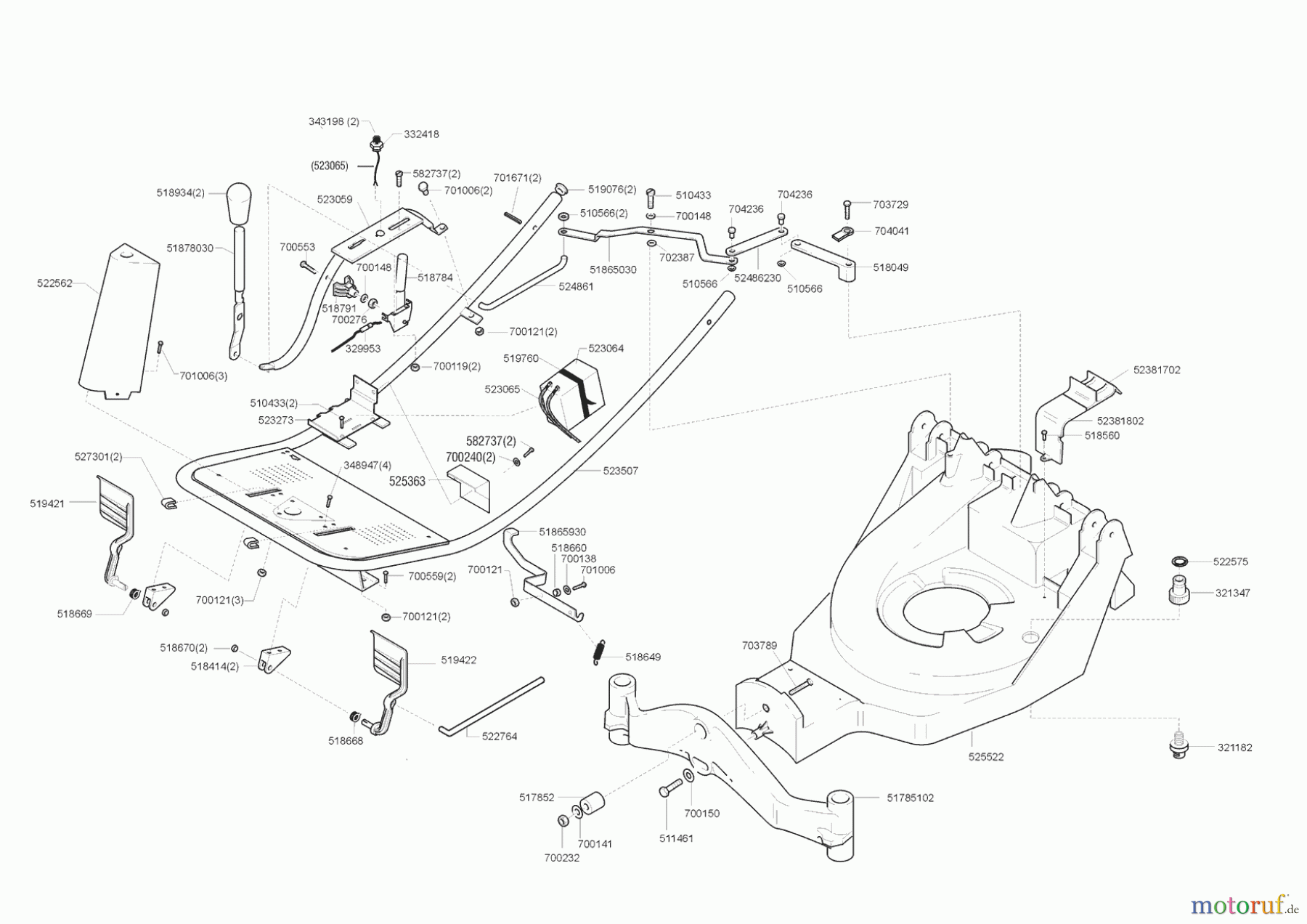 AL-KO Gartentechnik Aufsitzmäher Ride on 700 Seite 1
