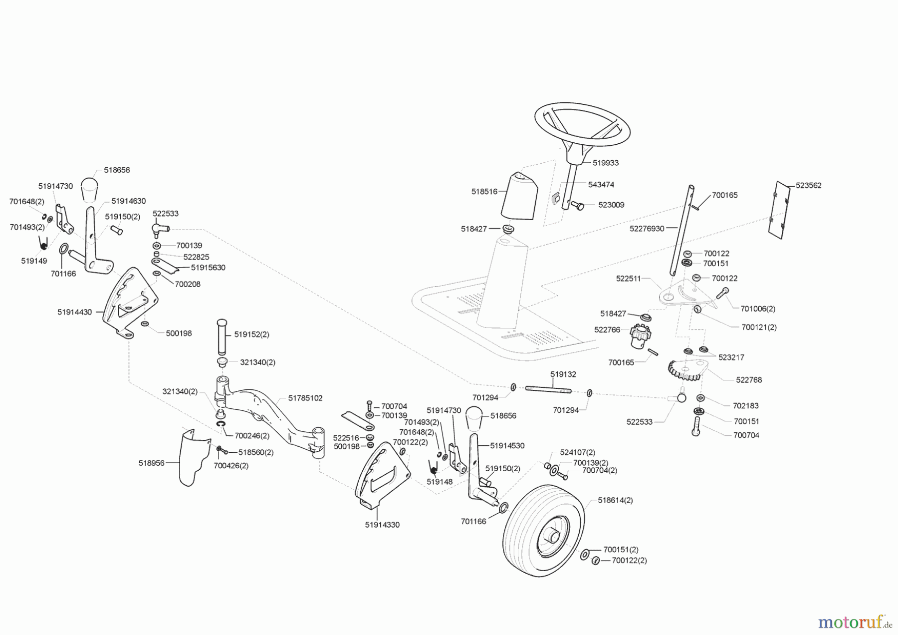 AL-KO Gartentechnik Aufsitzmäher Ride on 620 HVC Seite 2