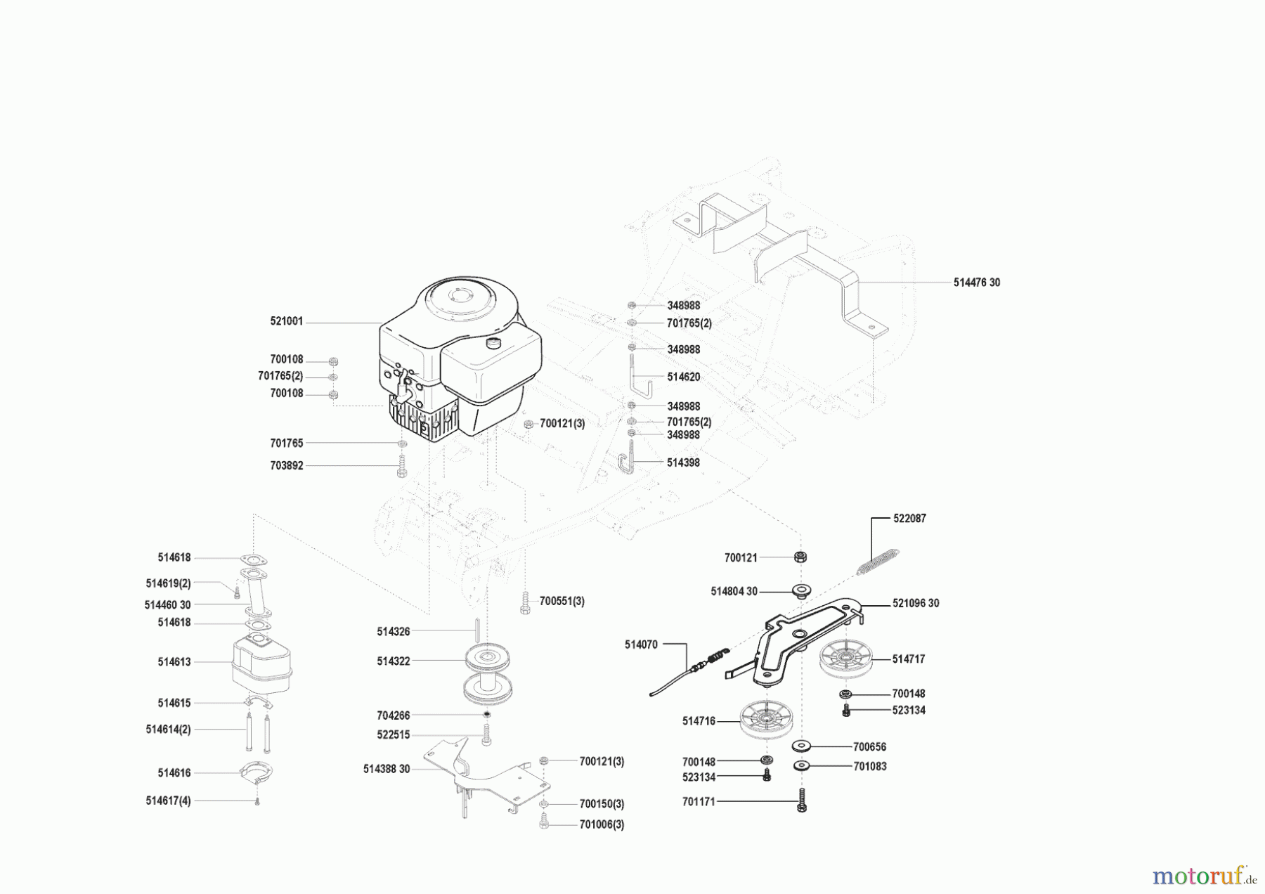 AL-KO Gartentechnik Rasentraktor T-800 SA 00/0 - 01/2000 Seite 4