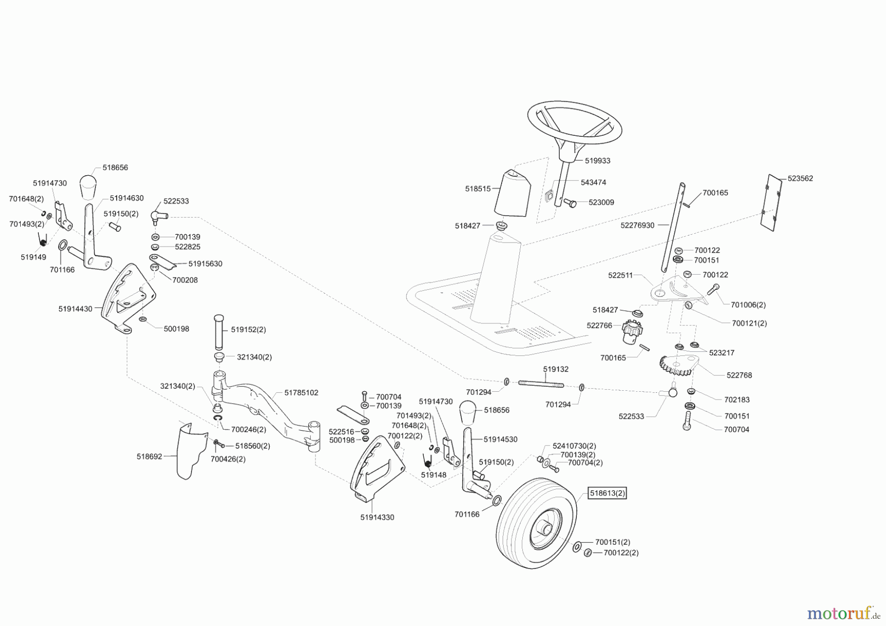 AL-KO Gartentechnik Aufsitzmäher Ride On 850 vor 02/2002 Seite 2