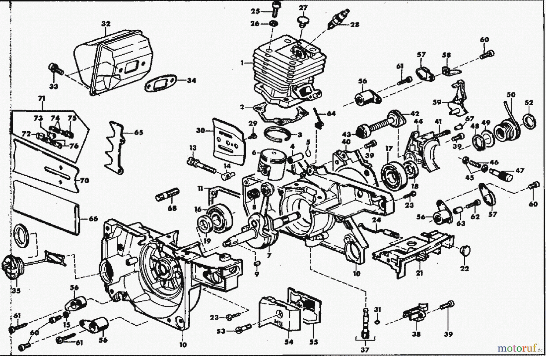  Solo by AL-KO Gartentechnik Kettensägen 644 ET 111989 Druck 9 644 702 01/1989 [SN: ET 111989 Druck 9 644 702] - 00/1991 [SN: ET 101991 Druck 9 644 703] Seite 1