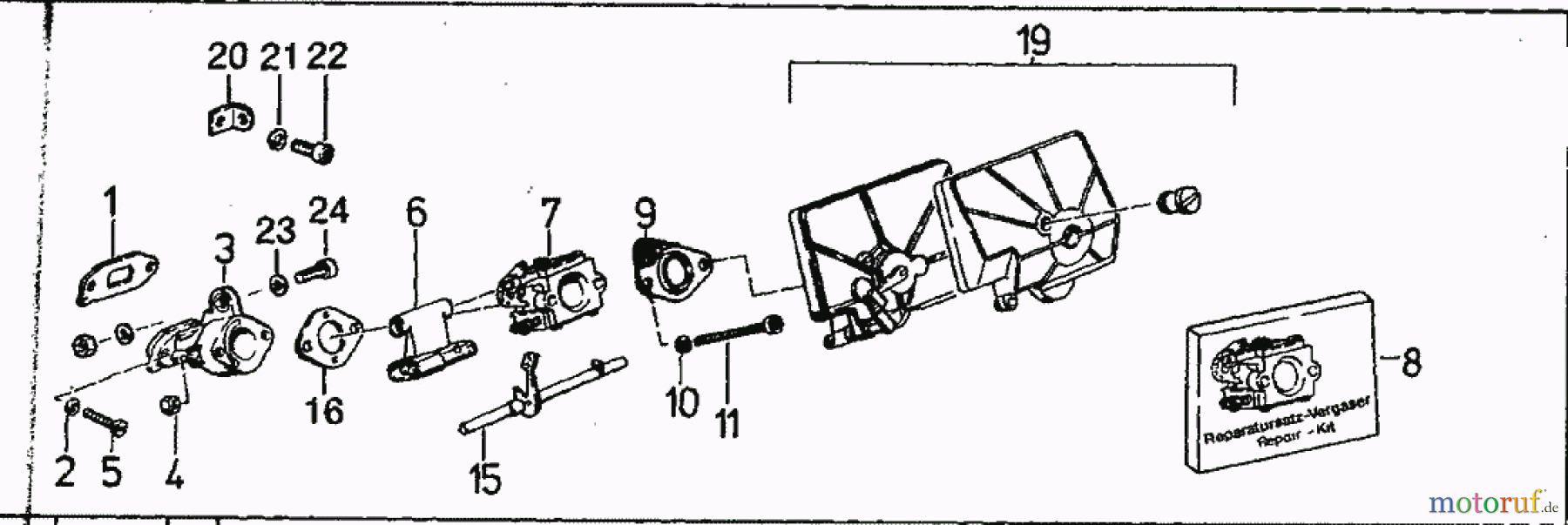  Solo by AL-KO Gartentechnik Kettensägen 654 / Farmer 46 ET 111989 Druck 9 647 714 01/1989 [SN: ET 111989 Druck 9 647 714] - 01/1991 [SN: ET 111991 Druck 9 647 715] Seite 6