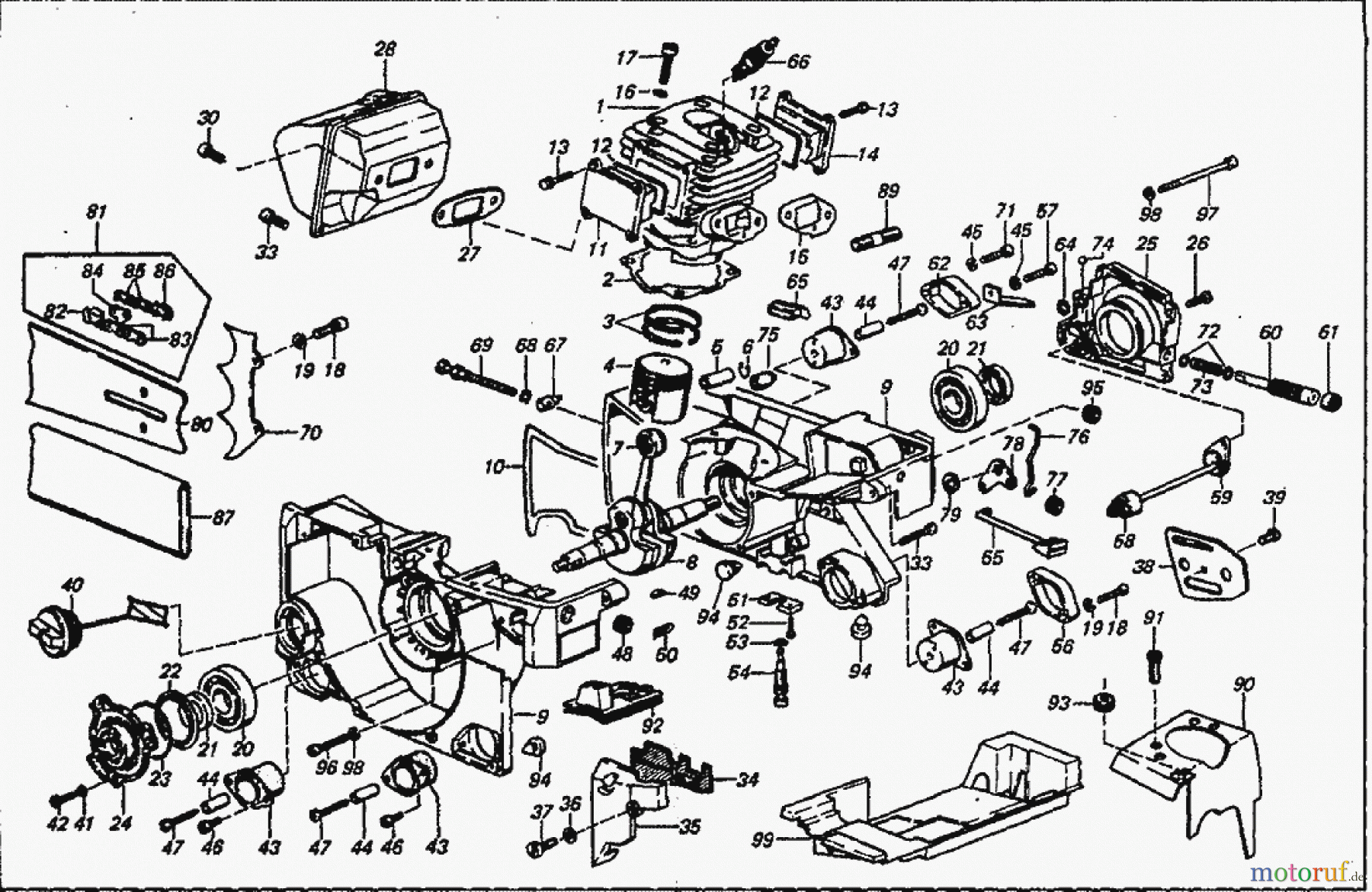  Solo by AL-KO Gartentechnik Kettensägen 662 ET 111993 Druck 9 662 709 01/1993 [SN: ET 111993 Druck 9 662 709] - 05/1997 [SN: ET 051997 Druck 9 662 710] Seite 1