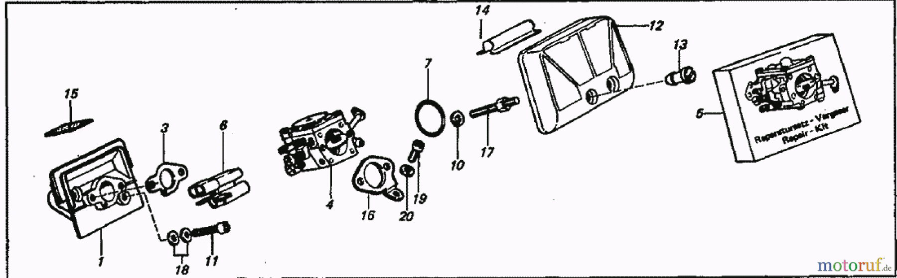  Solo by AL-KO Gartentechnik Kettensägen 662 ET 111993 Druck 9 662 709 01/1993 [SN: ET 111993 Druck 9 662 709] - 05/1997 [SN: ET 051997 Druck 9 662 710] Seite 6