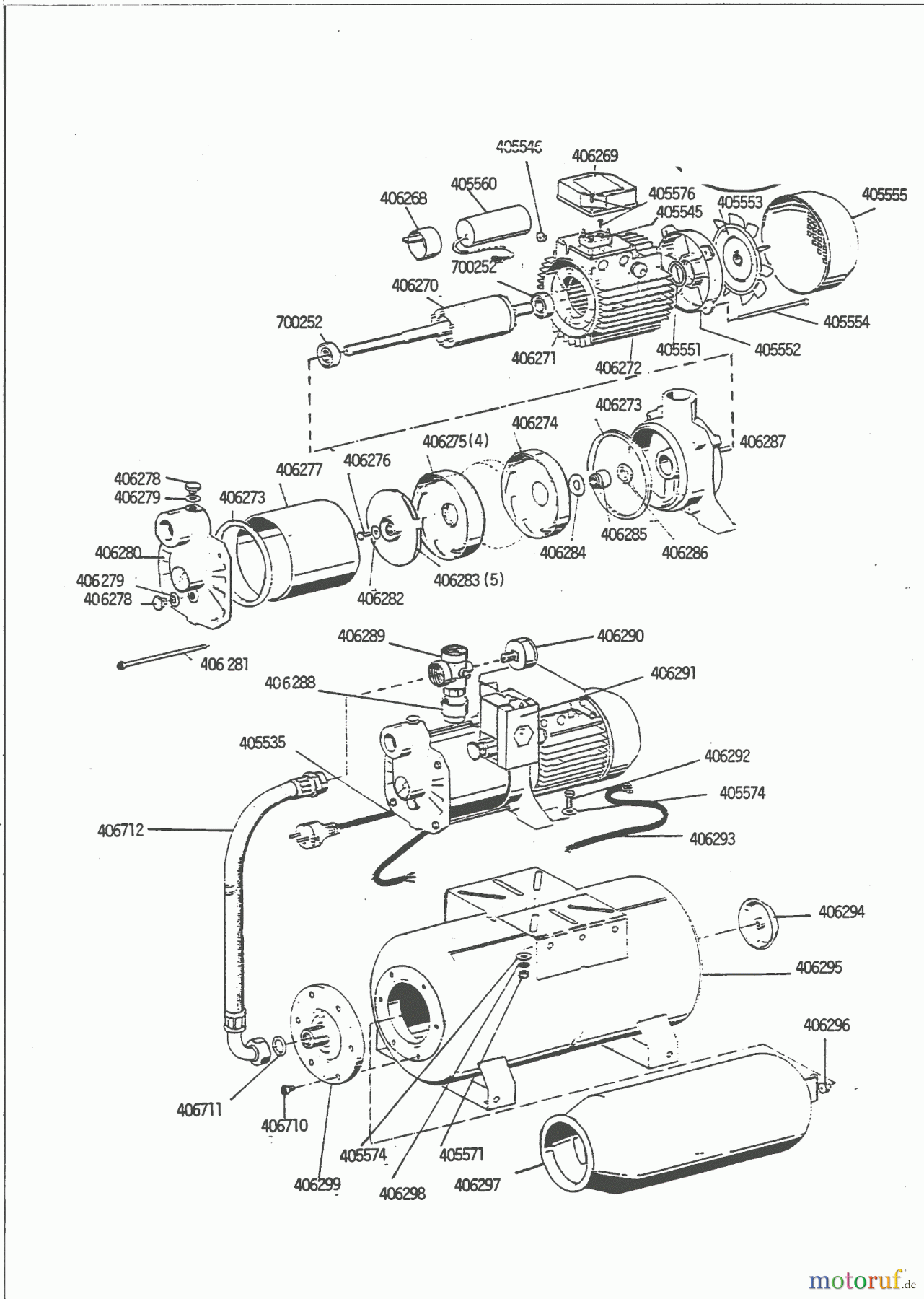 AL-KO Wassertechnik Hauswasserwerke HW 1400-5 Spezial Seite 1
