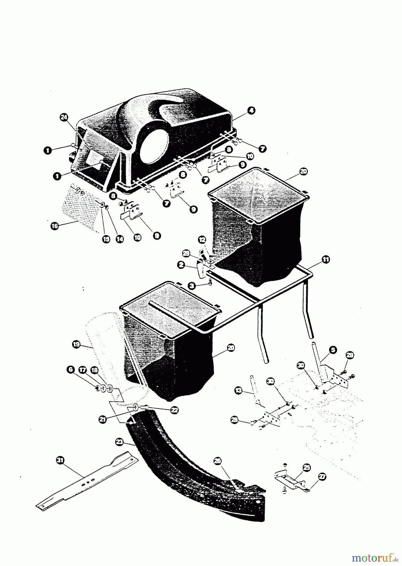AL-KO Gartentechnik Zubehör Gartentechnik Grasfangbox 12/1993 Seite 1