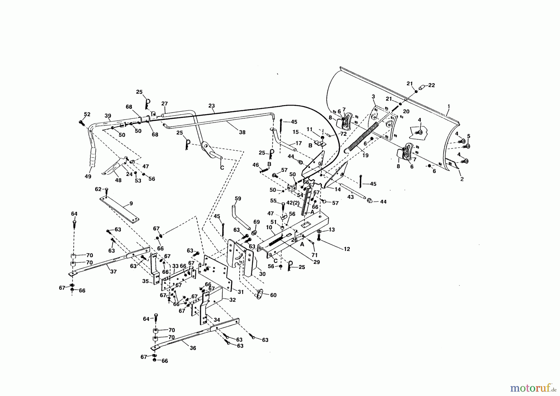 Concord Gartentechnik Zubehör Gartentechnik Schneeräumschild Traktor Seite 1